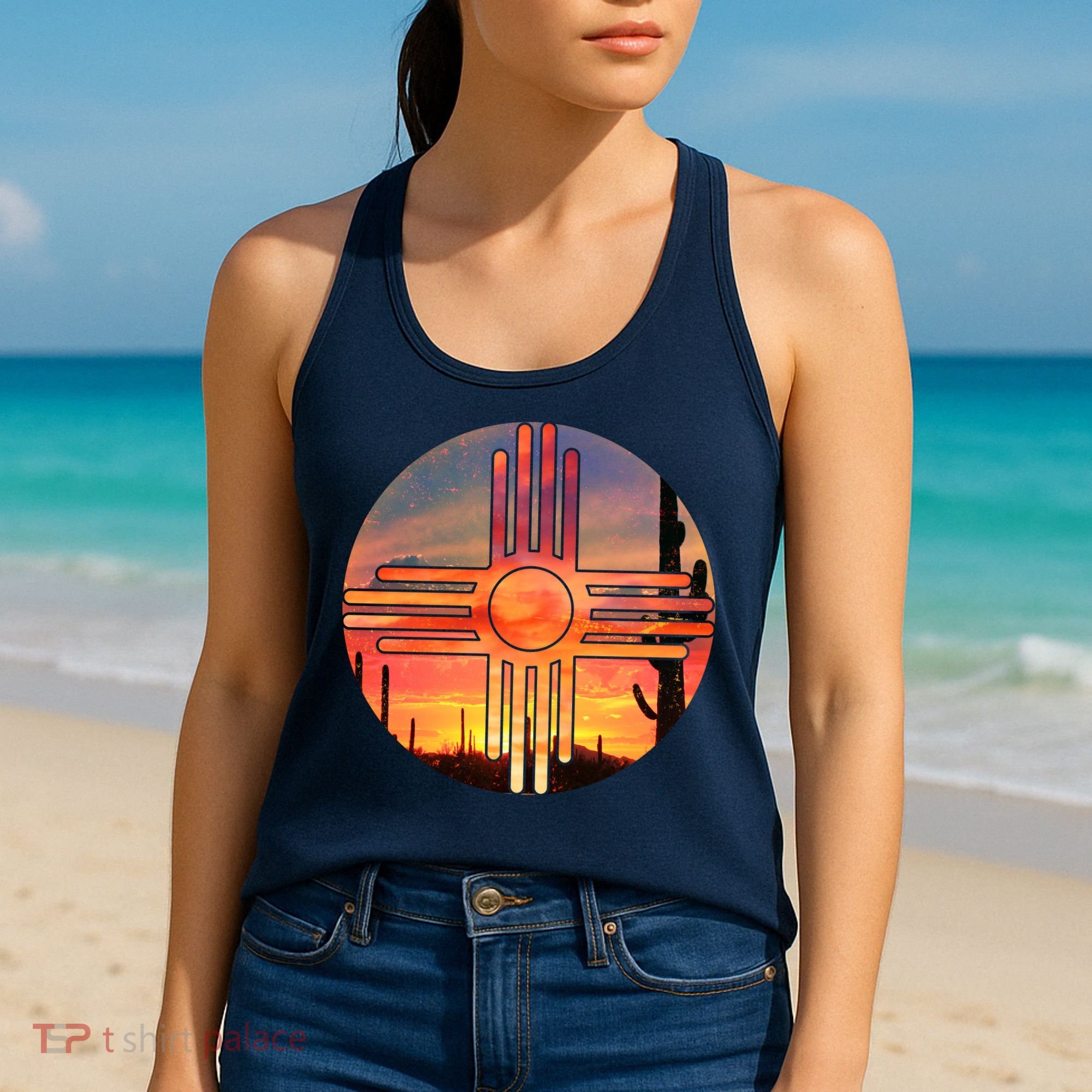 New Mexico Desert Sunset Women's Tank Top