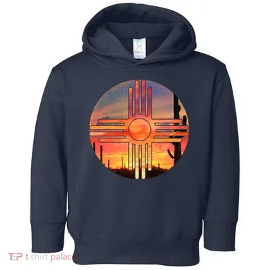 New Mexico Desert Sunset Toddler Hoodie