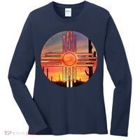 New Mexico Desert Sunset Women's Long Sleeve Shirt thumb 0