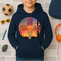 New Mexico Desert Sunset Kids Hoodie thumb 2
