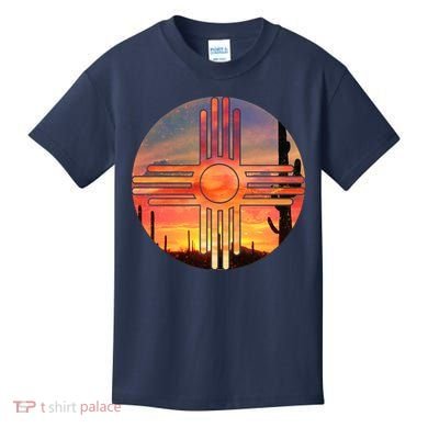 New Mexico Desert Sunset Kids T-Shirt