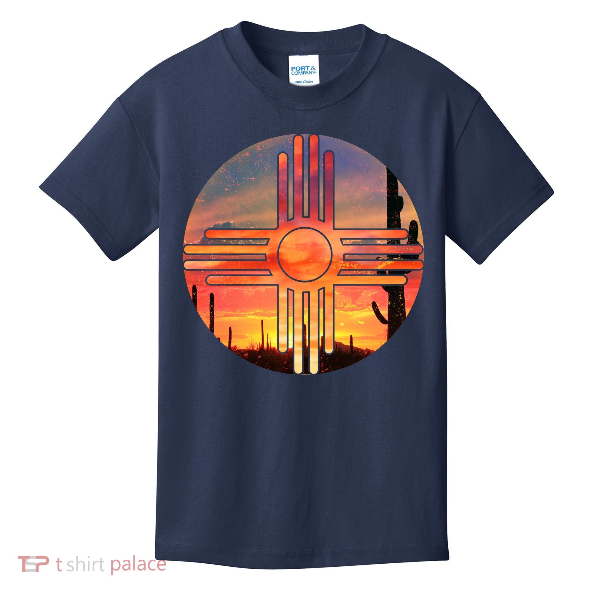 New Mexico Desert Sunset Kids T-Shirt