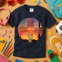 New Mexico Desert Sunset Kids T-Shirt thumb 3