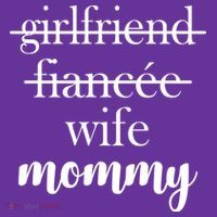 New Mommy Girlfriend Wife Fiancee  Apron thumb 2