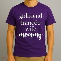 New Mommy Girlfriend Wife Fiancee  T-Shirt thumb 3