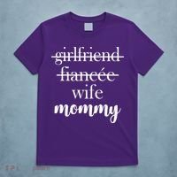 New Mommy Girlfriend Wife Fiancee  T-Shirt thumb 5