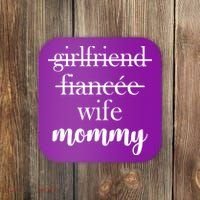 New Mommy Girlfriend Wife Fiancee  Coaster thumb 0