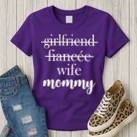 New Mommy Girlfriend Wife Fiancee  Women's T-Shirt thumb 3