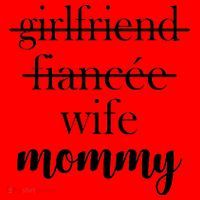 New Mommy Girlfriend Wife Fiancee  Santa Hat thumb 1