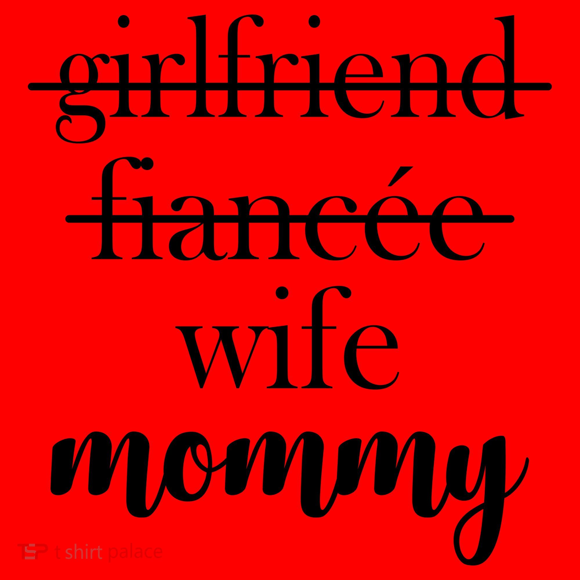 New Mommy Girlfriend Wife Fiancee  Santa Hat