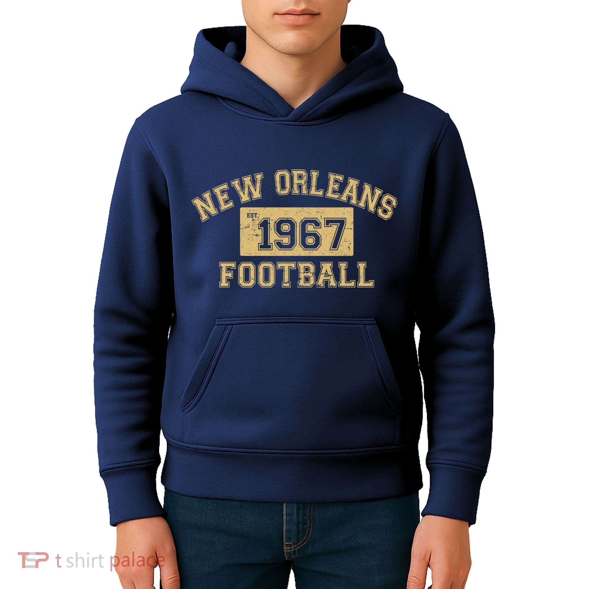 New Orleans Football Establish 1967 Kids Hoodie