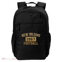 New Orleans LA Football Est 1967 Classic Logo Backpack thumb 0