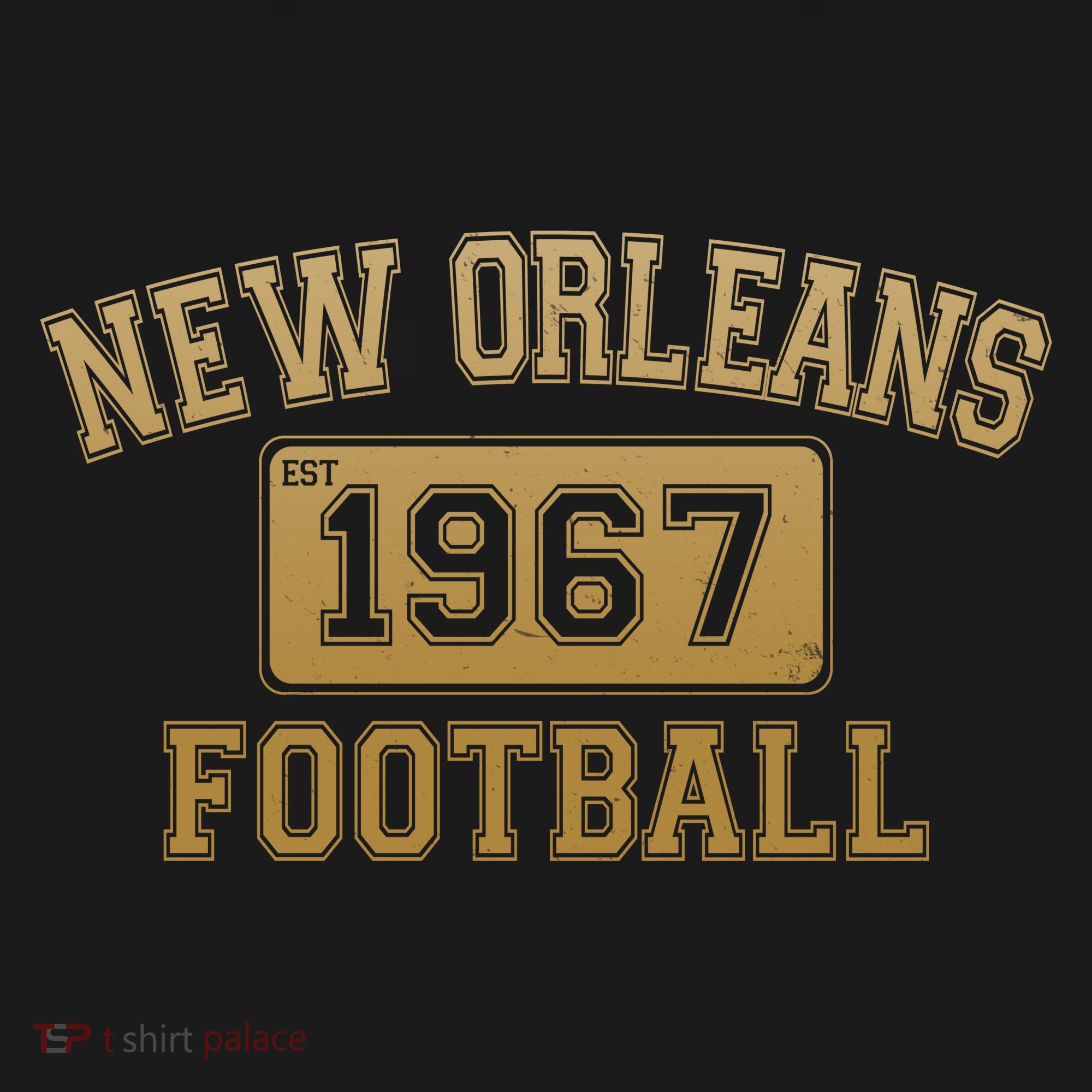 New Orleans LA Football Est 1967 Classic Logo Women's Hoodie