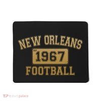 New Orleans LA Football Est 1967 Classic Logo Mousepad thumb 0