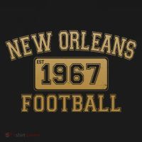 New Orleans LA Football Est 1967 Classic Logo Toddler Hoodie thumb 2