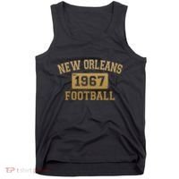 New Orleans LA Football Est 1967 Classic Logo Tank Top thumb 0