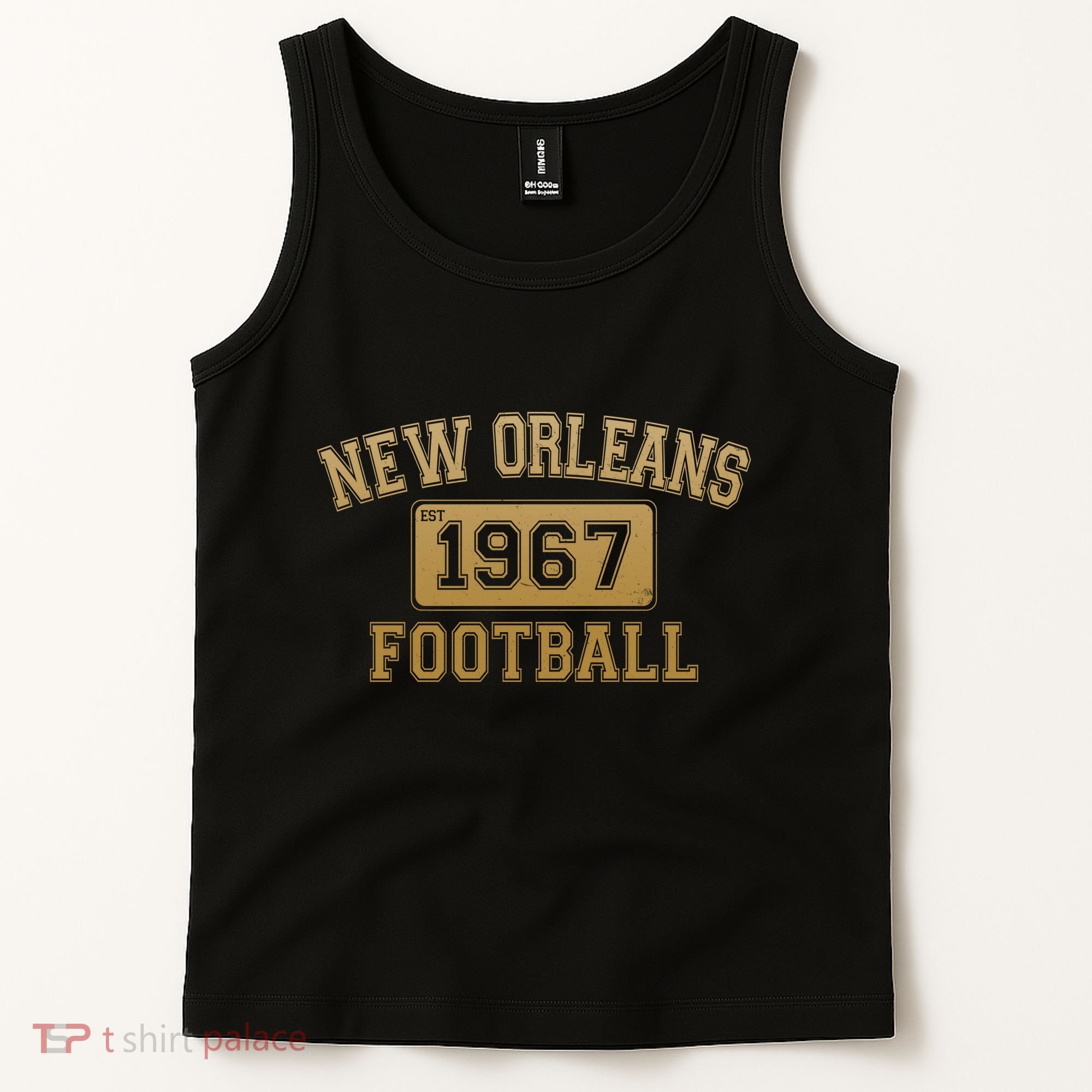 New Orleans LA Football Est 1967 Classic Logo Tank Top
