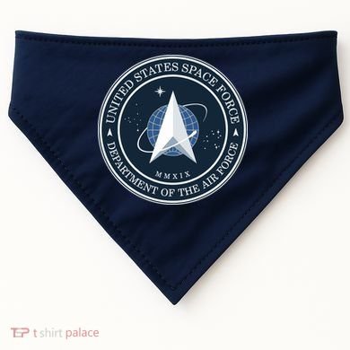 New United States Space Force Logo 2020 USA-Made Doggie Bandana