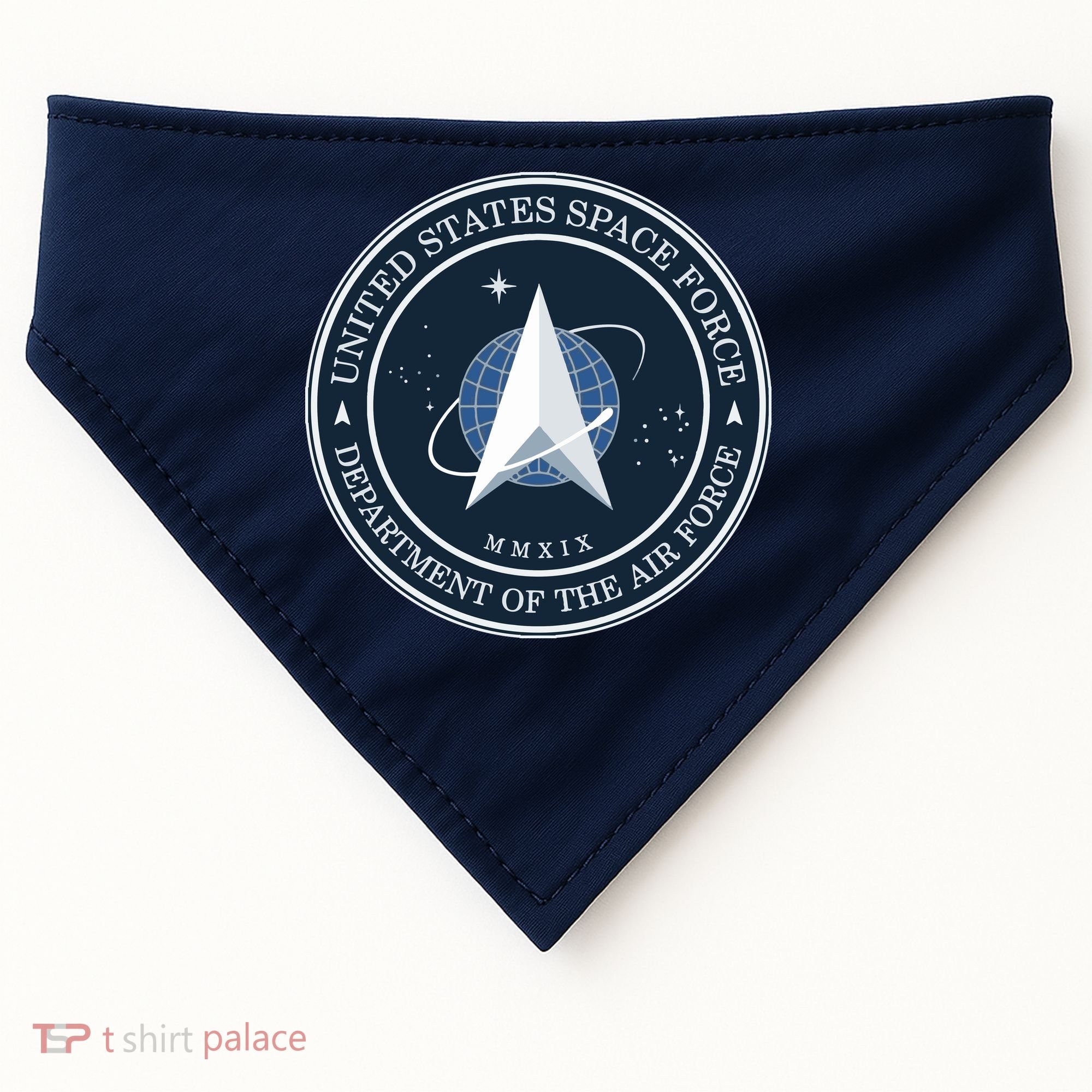 New United States Space Force Logo 2020 USA-Made Doggie Bandana