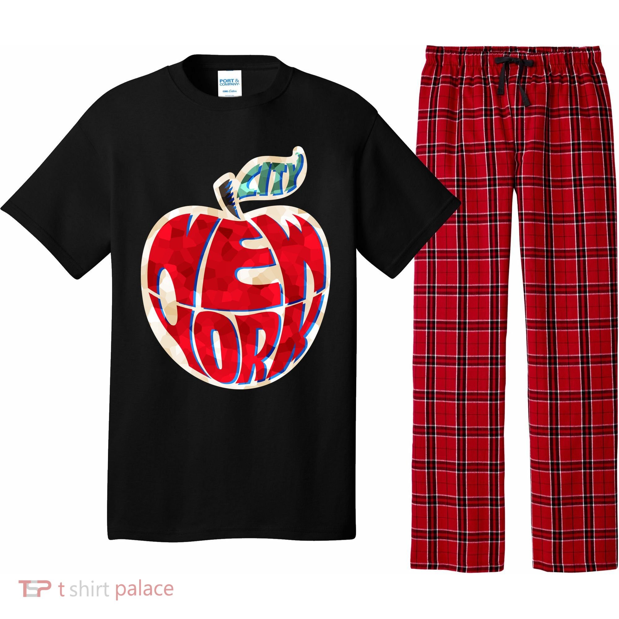 New York City Big Apple Pajama Set