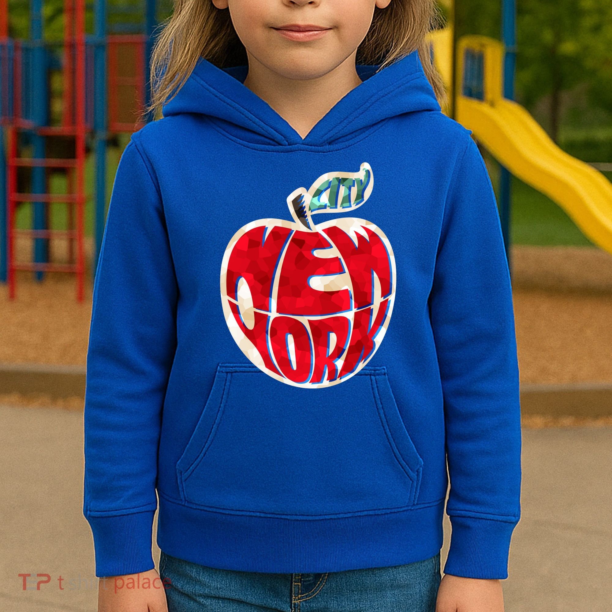 New York City Big Apple Kids Hoodie