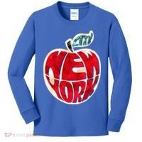 New York City Big Apple Kids Long Sleeve Shirt thumb 0