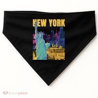New York City Liberty Statue USA-Made Doggie Bandana thumb 0