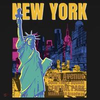 New York City Liberty Statue USA-Made Doggie Bandana thumb 2