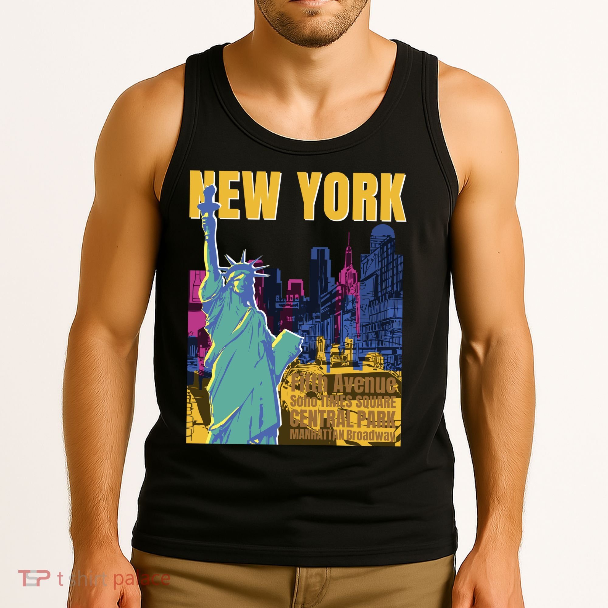New York City Liberty Statue Tank Top