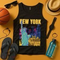 New York City Liberty Statue Tank Top thumb 4