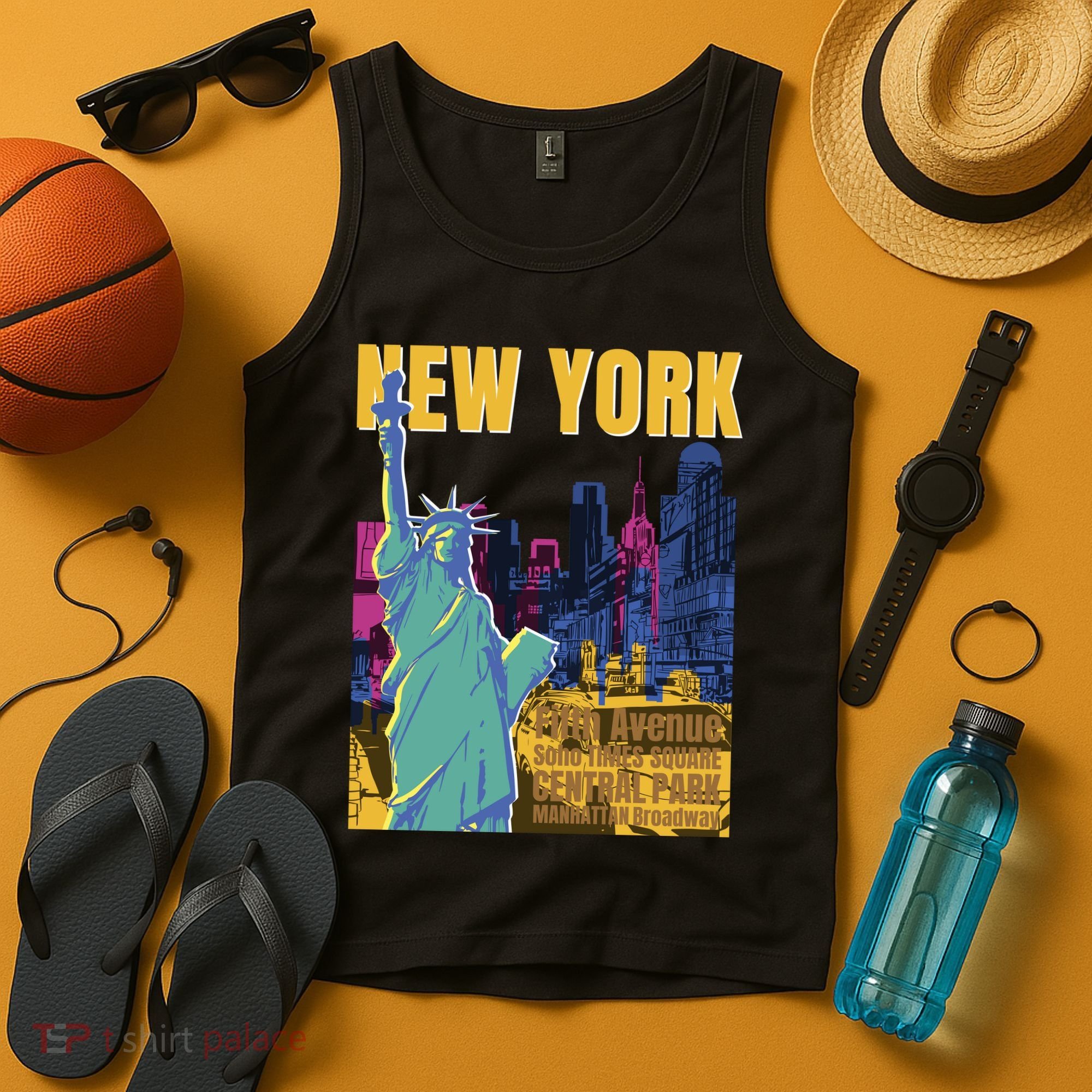 New York City Liberty Statue Tank Top