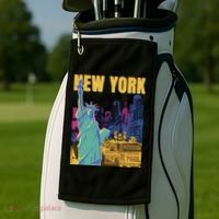 New York City Liberty Statue Golf Towel thumb 2