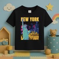 New York City Liberty Statue Toddler T-Shirt thumb 3
