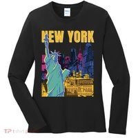 New York City Liberty Statue Women's Long Sleeve Shirt thumb 0
