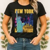 New York City Liberty Statue Women's T-Shirt thumb 2