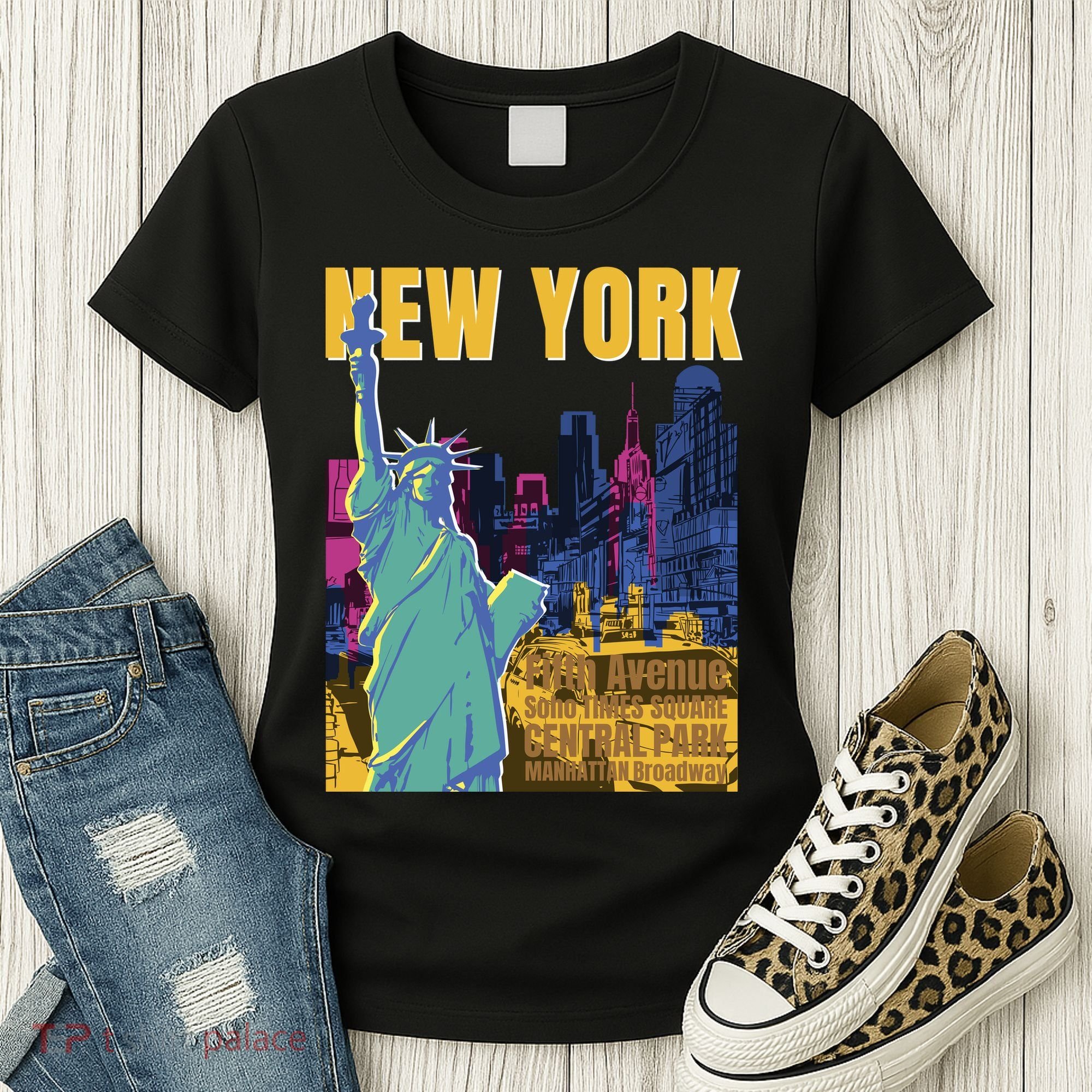 New York City Liberty Statue Women's T-Shirt