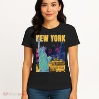 New York City Liberty Statue Women's T-Shirt thumb 4