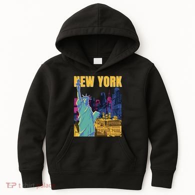 New York City Liberty Statue Kids Hoodie