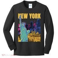 New York City Liberty Statue Kids Long Sleeve Shirt thumb 0