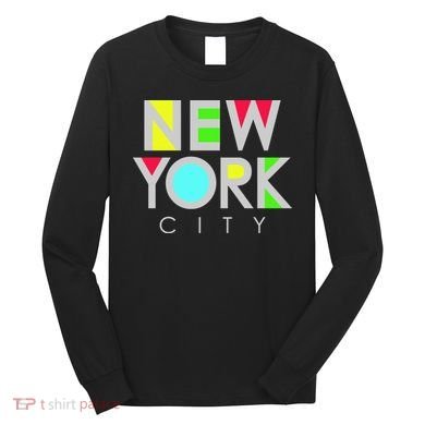 New York City Retro Long Sleeve Shirt
