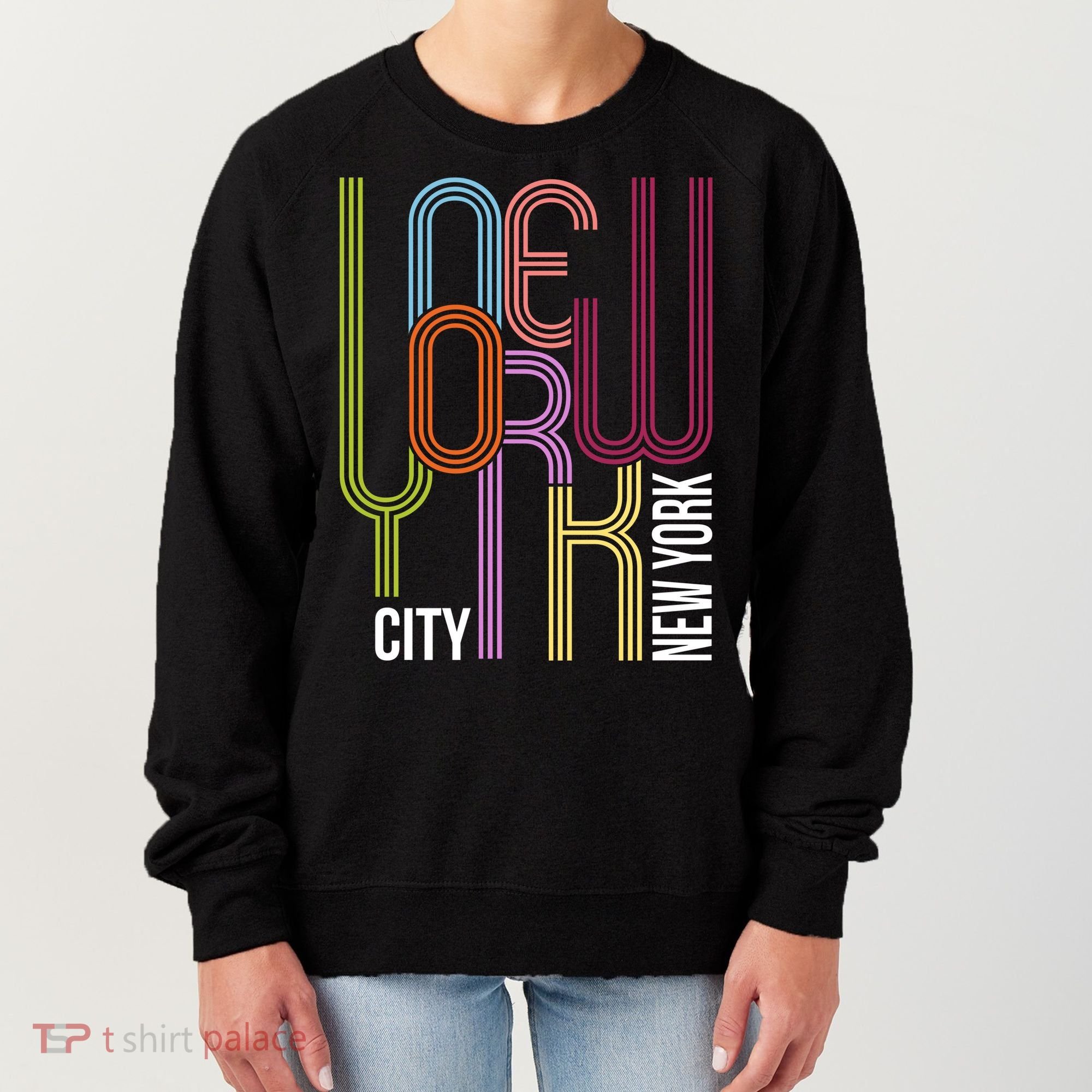 New York City Retro 80s Style Women's Sweatshirt