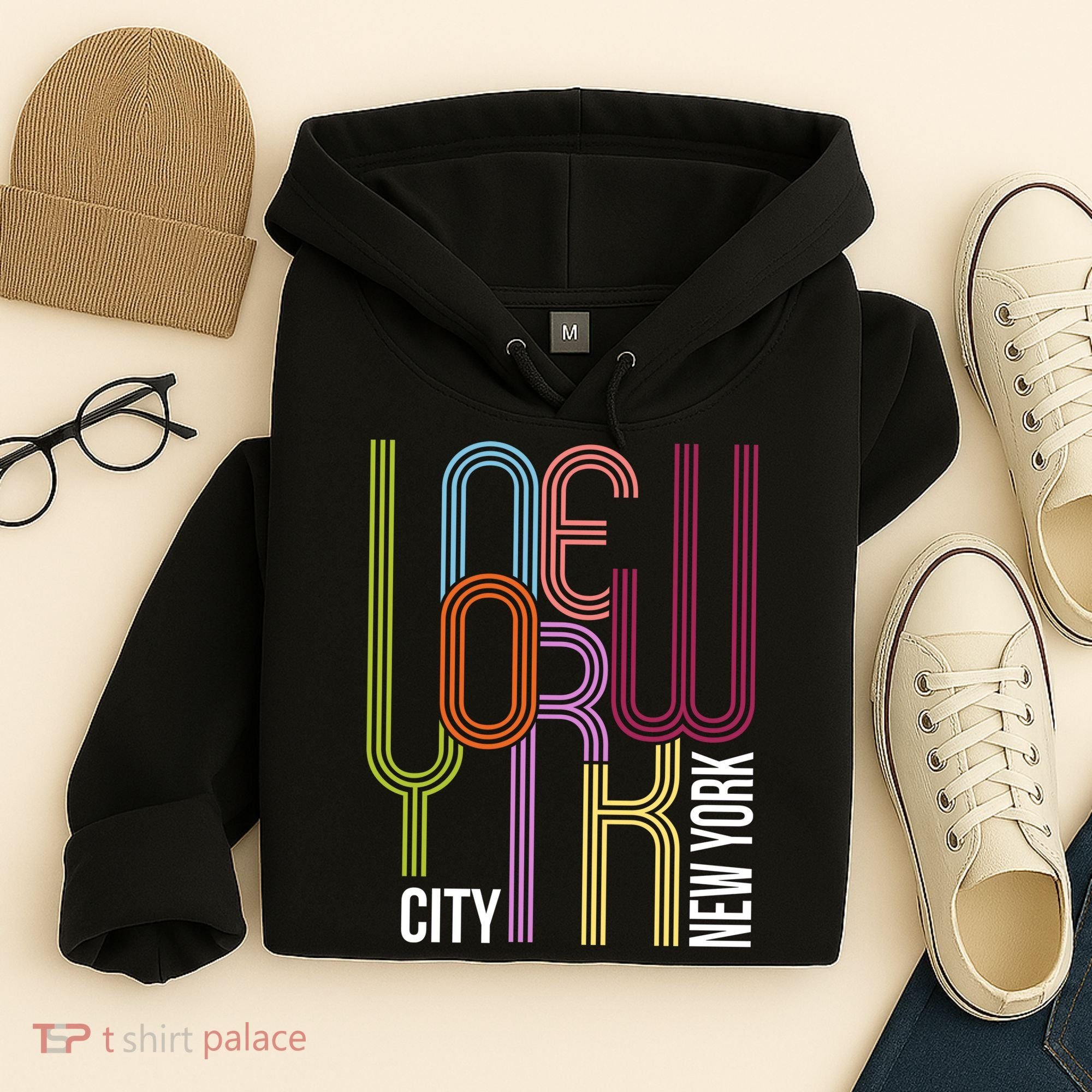 New York City Retro 80s Style Hoodie