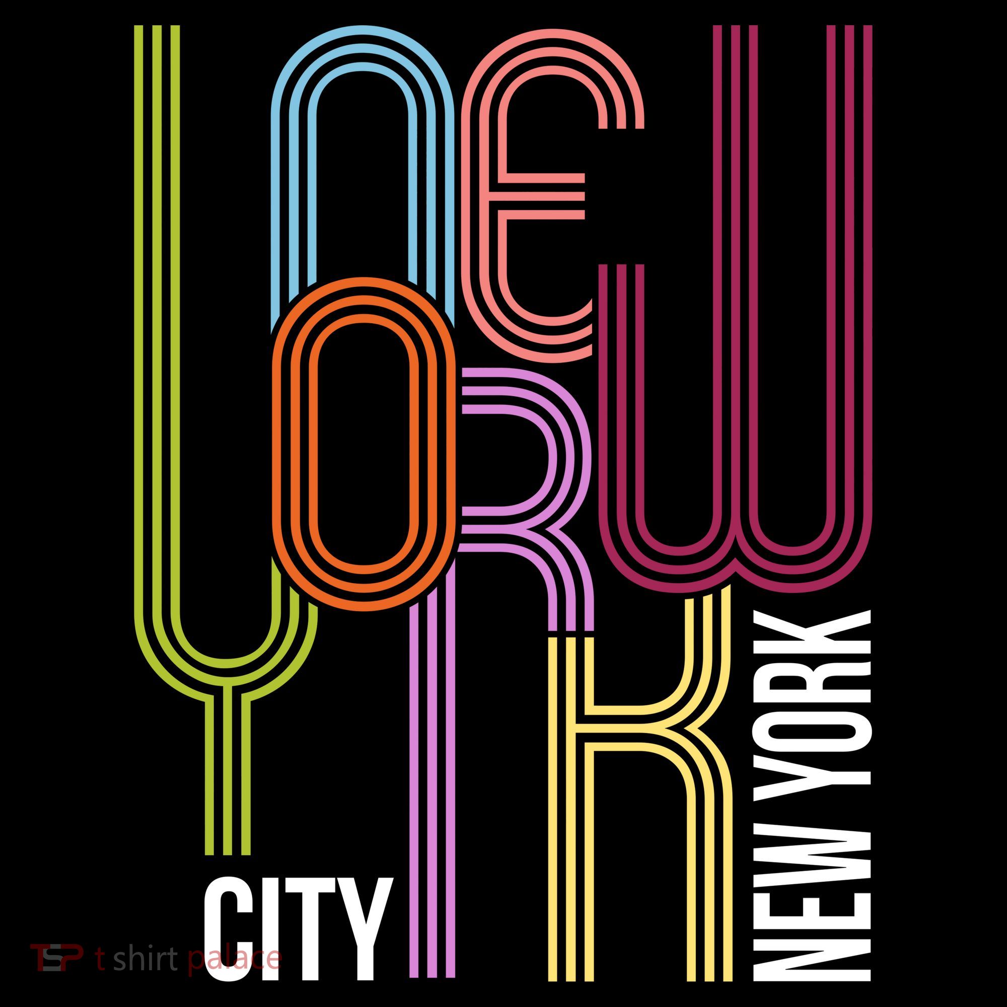 New York City Retro 80s Style T-Shirt