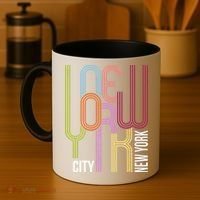 New York City Retro 80s Style Coffee Mug thumb 4