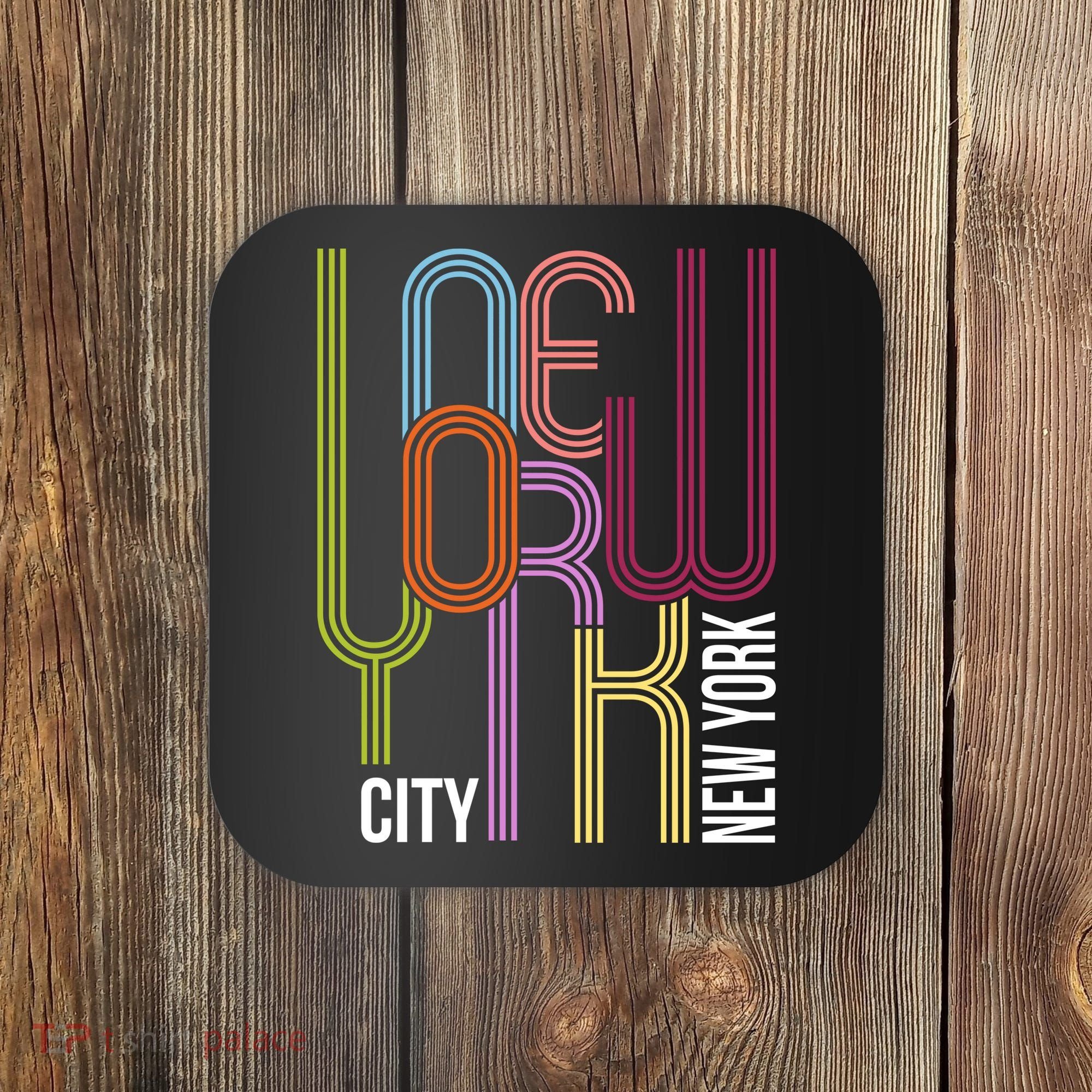 New York City Retro 80s Style Coaster