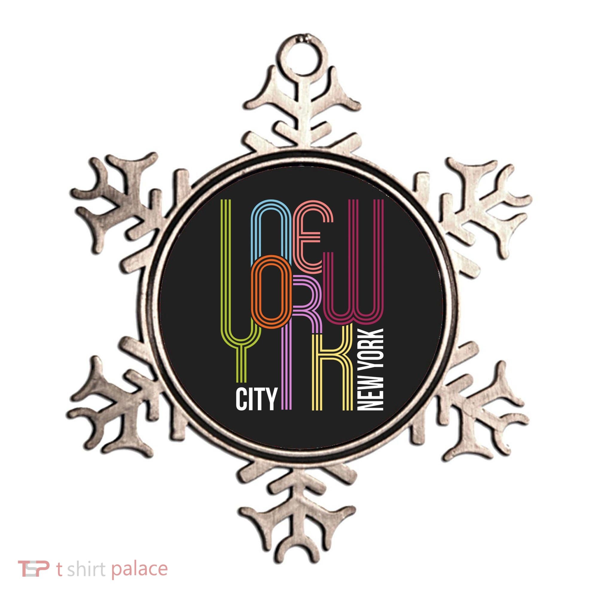 New York City Retro 80s Style Ornament