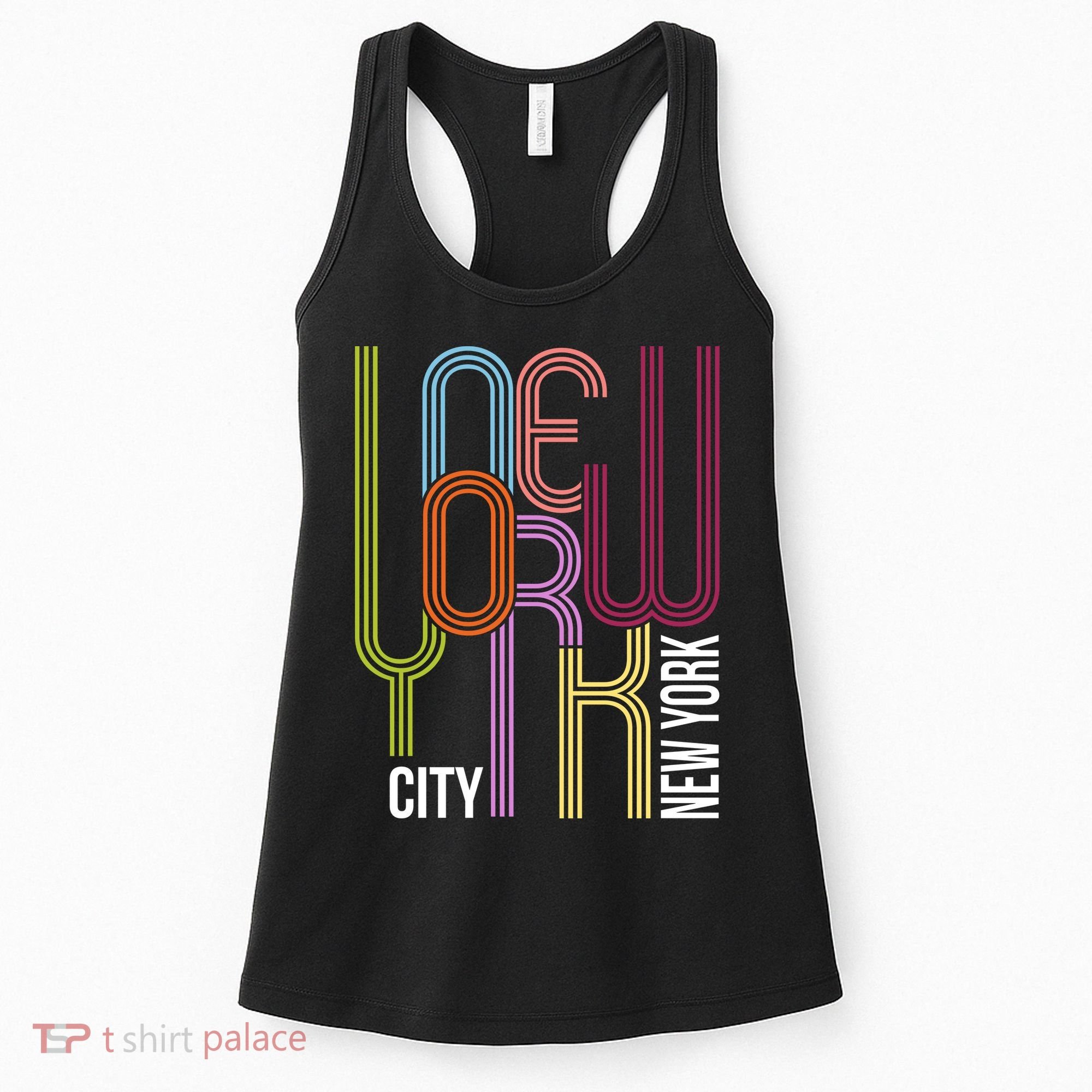 New York City Retro 80s Style Women's Tank Top