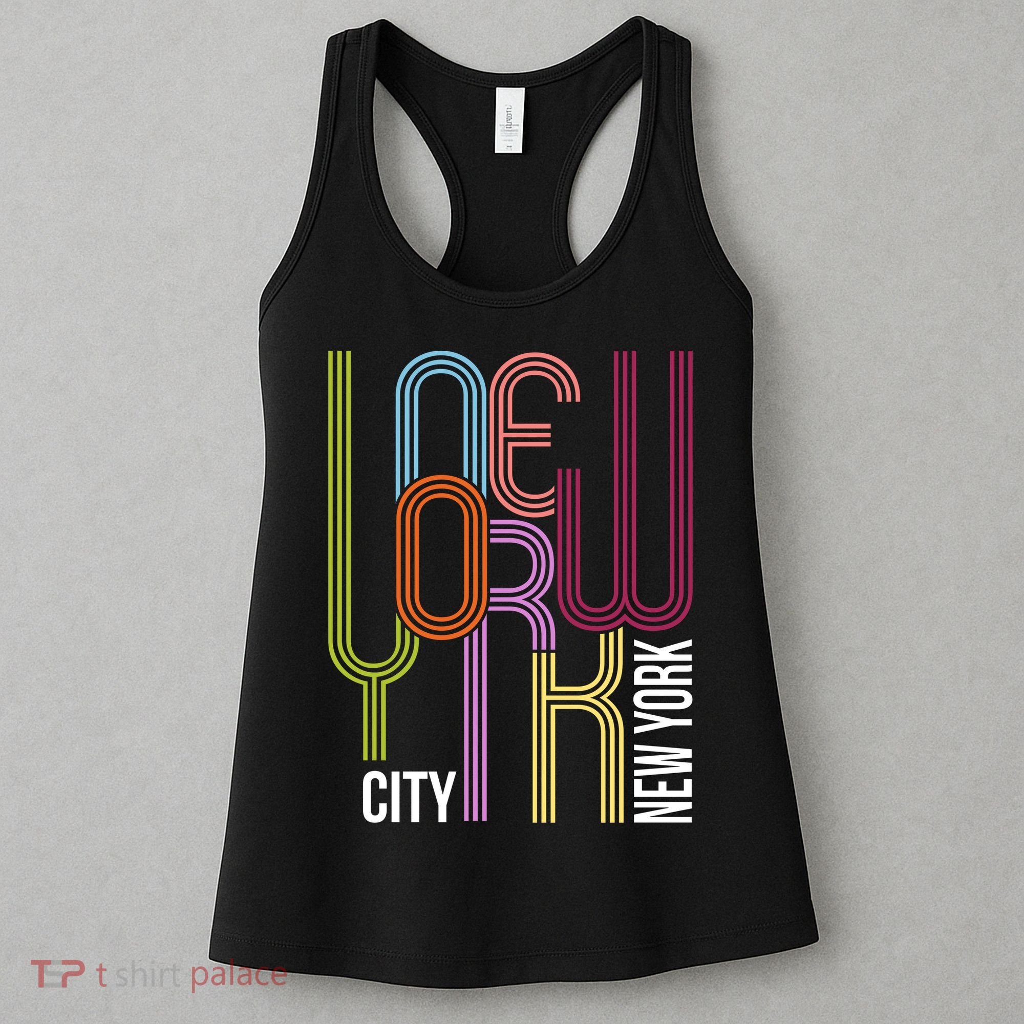 New York City Retro 80s Style Women's Tank Top
