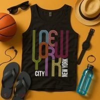 New York City Retro 80s Style Tank Top thumb 4