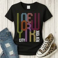 New York City Retro 80s Style Women's T-Shirt thumb 3